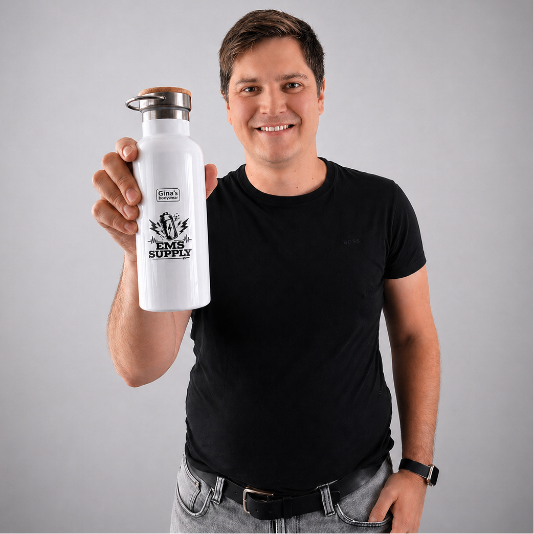EMS Trinkflasche mit Bambusdeckel
