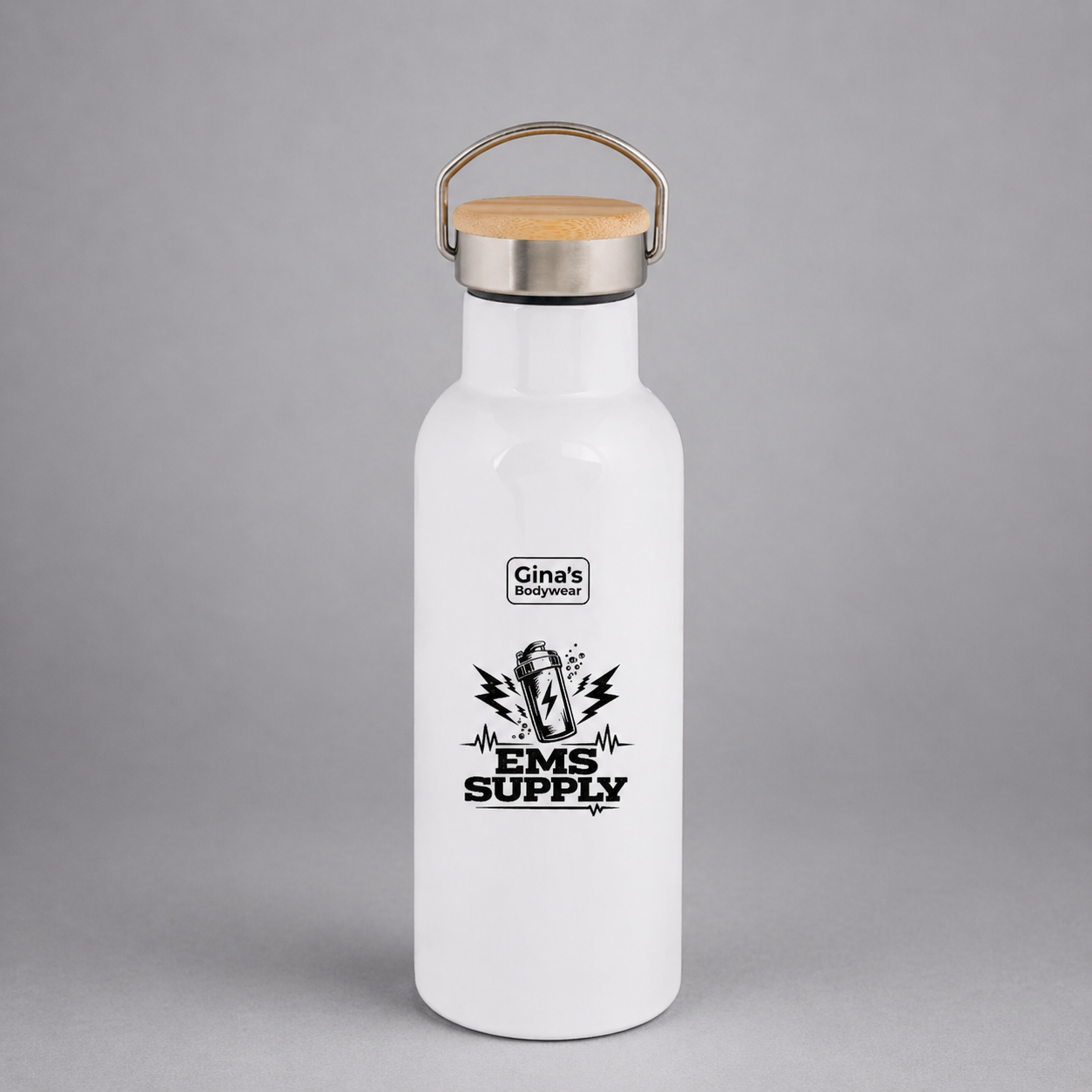 Helle EMS Trinkflasche für Training und Alltag